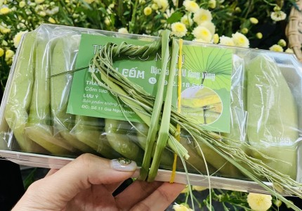 Bánh cốm Hàng Than – Món đặc sản ngon Hà Nội